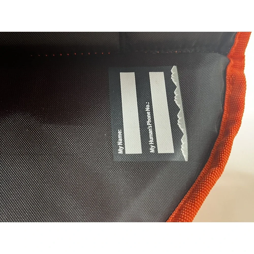 Arcadia Trail AT Floatation Coat Neon Orange/Black Adjustable Dog Harness Size S
